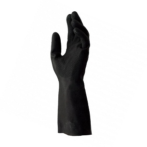LUVA LATEX ANTIDERRAPANTE S/FORRO PRETA S157 TAM G 08