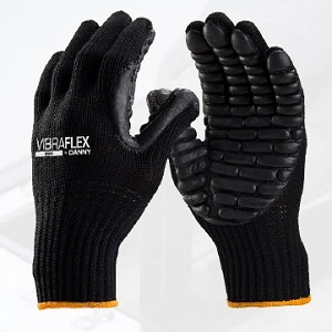 LUVA TRICOT ALGODAO NEOPRENE PALMA/DEDOS VIBRAFLEX DA4000 G