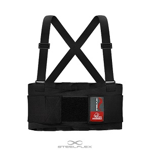 CINTO LOMBAR C/SUSPENSORIO PRETO STF-ERCE9010 TAM G